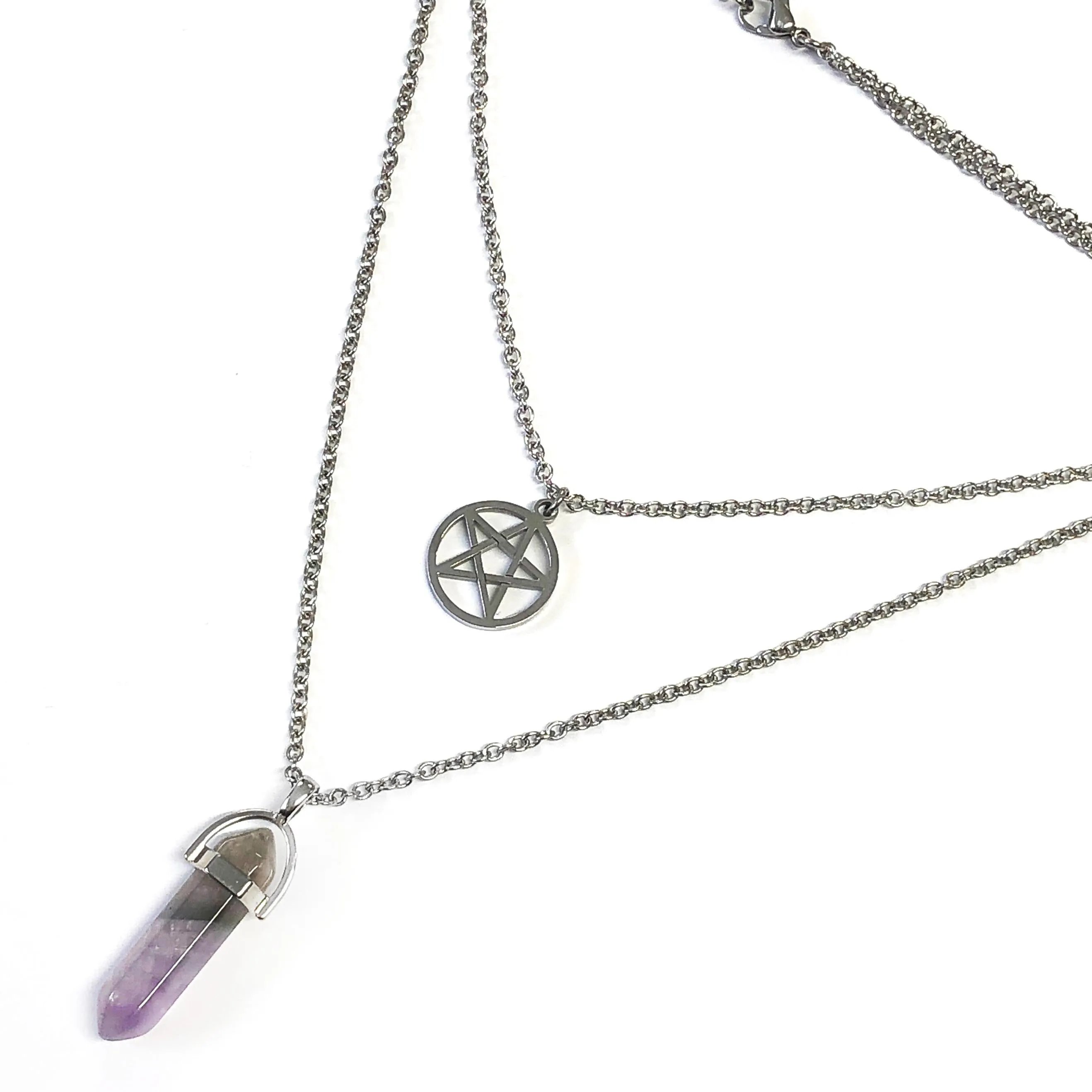 Pentacle Layer Necklace