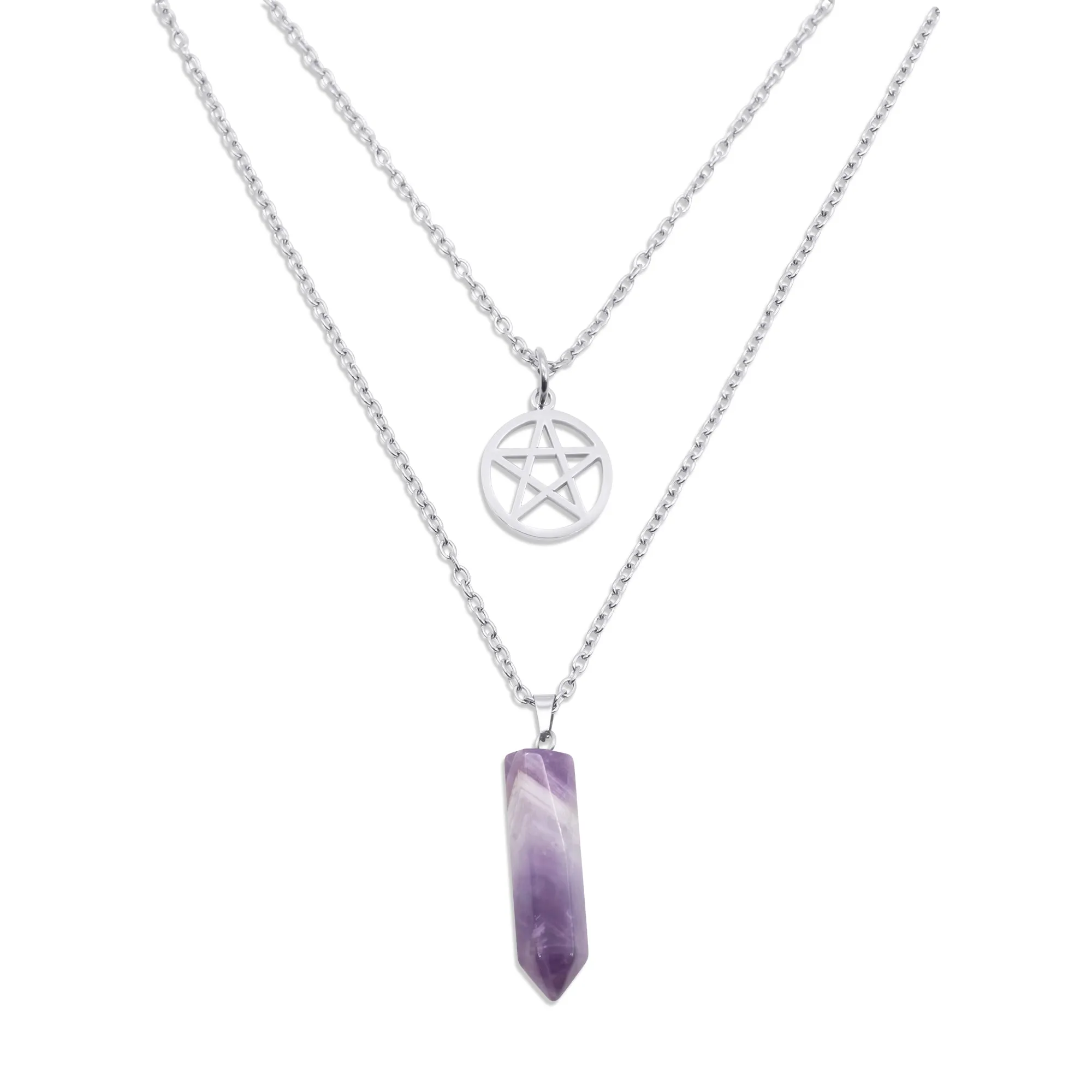 Pentacle Layer Necklace