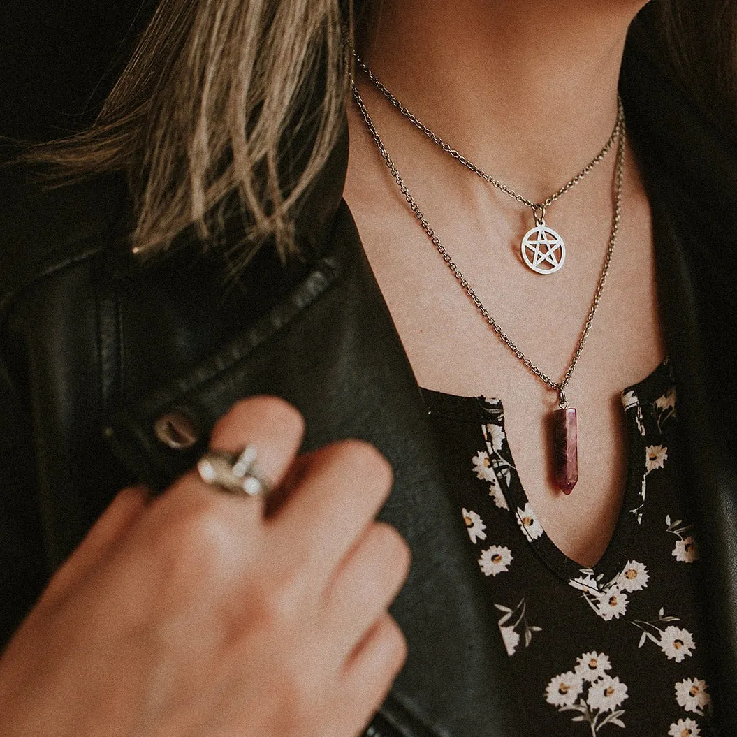 Pentacle Layer Necklace