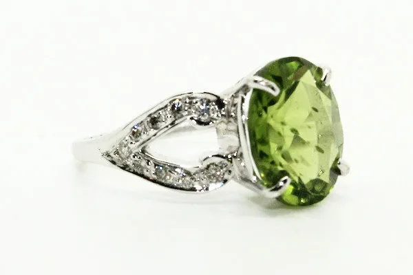 Peridot & Diamond Cart Band  AD No. 0448