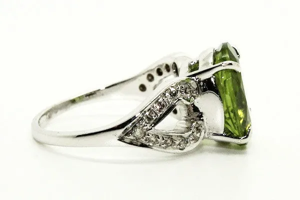 Peridot & Diamond Cart Band  AD No. 0448