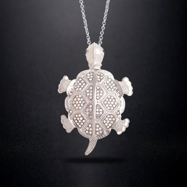 Rhinestone Turtle Brooch 水鑽烏龜胸針