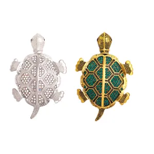 Rhinestone Turtle Brooch 水鑽烏龜胸針