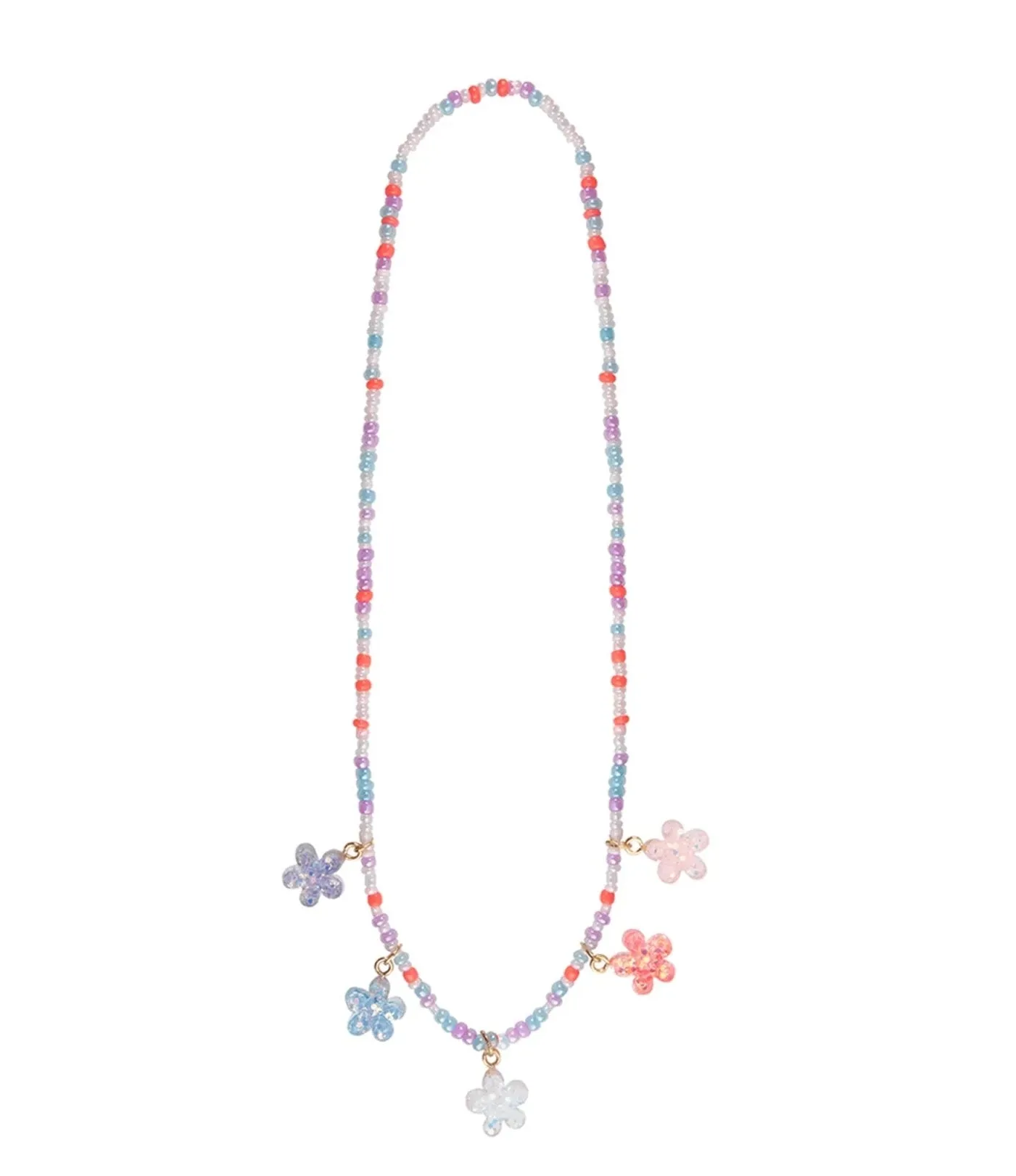 Shimmer Flower Necklace