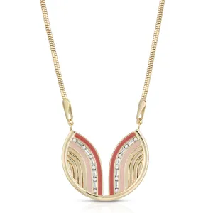 South Beach Necklace - Coral/Cinnamon