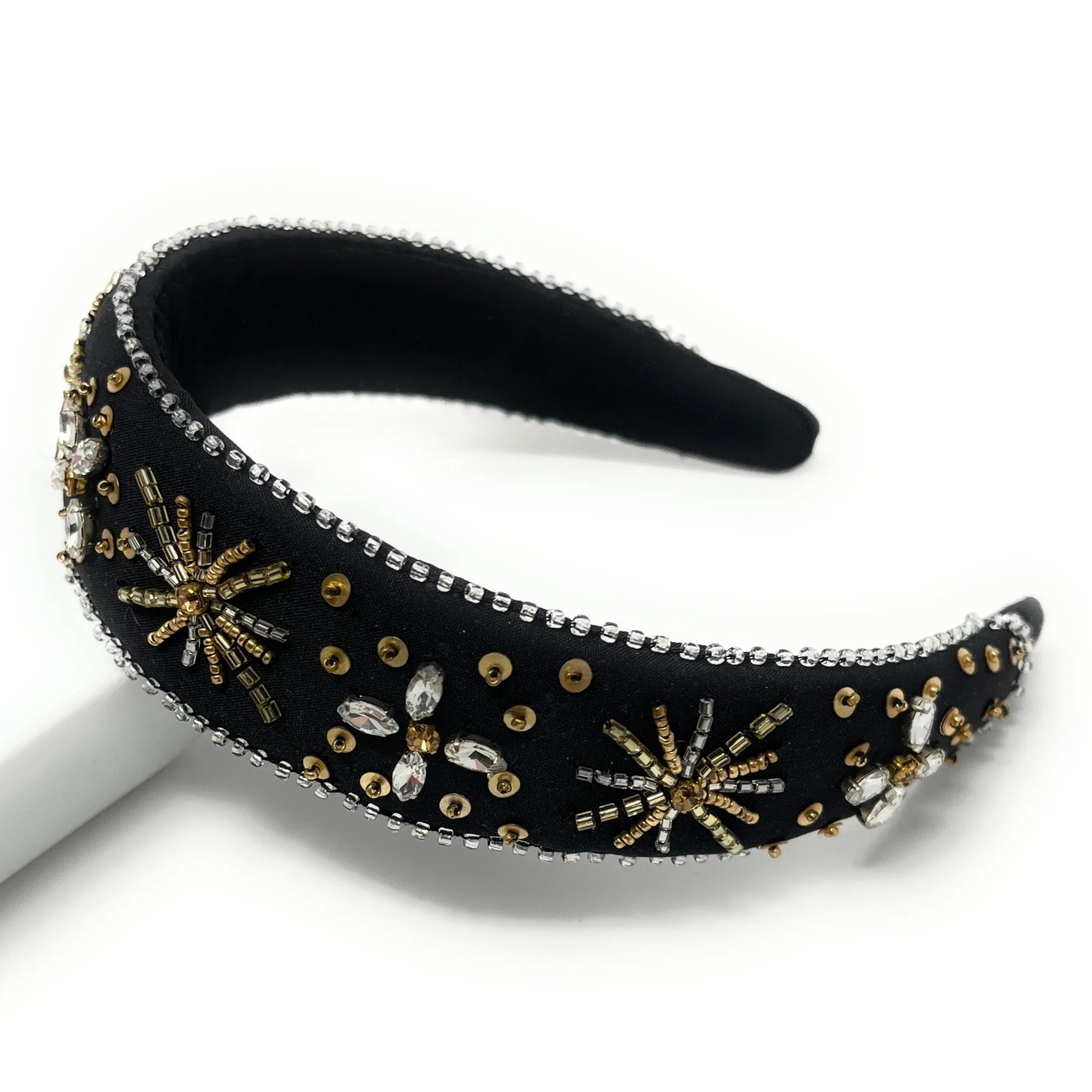 Starlight Hand Beaded Headband