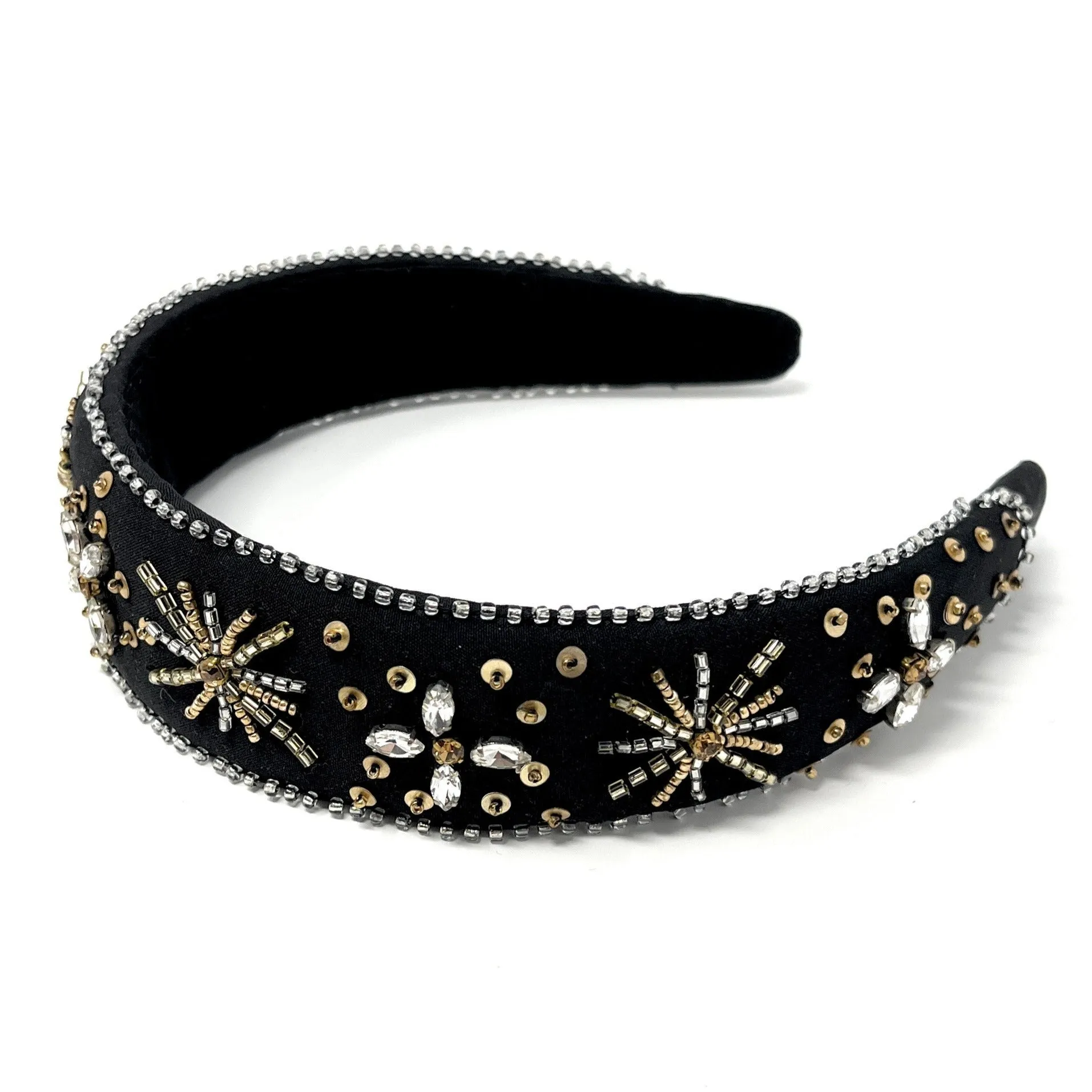 Starlight Hand Beaded Headband