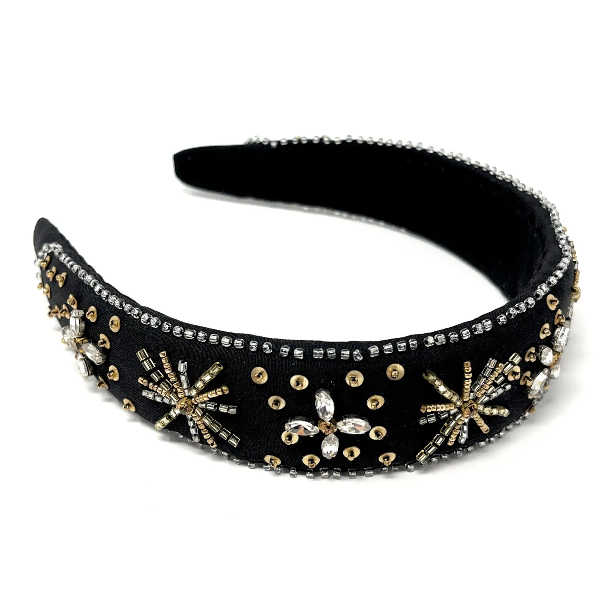 Starlight Hand Beaded Headband