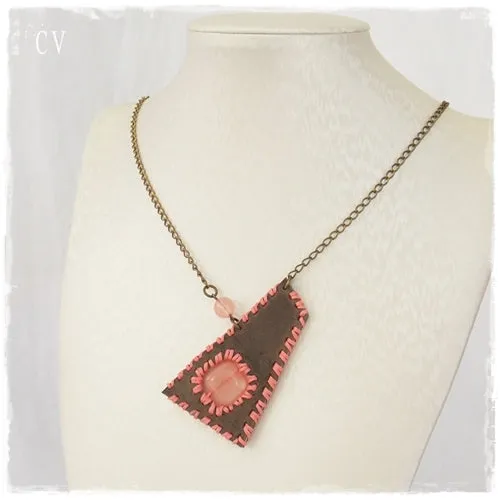 Statement Leather Necklace