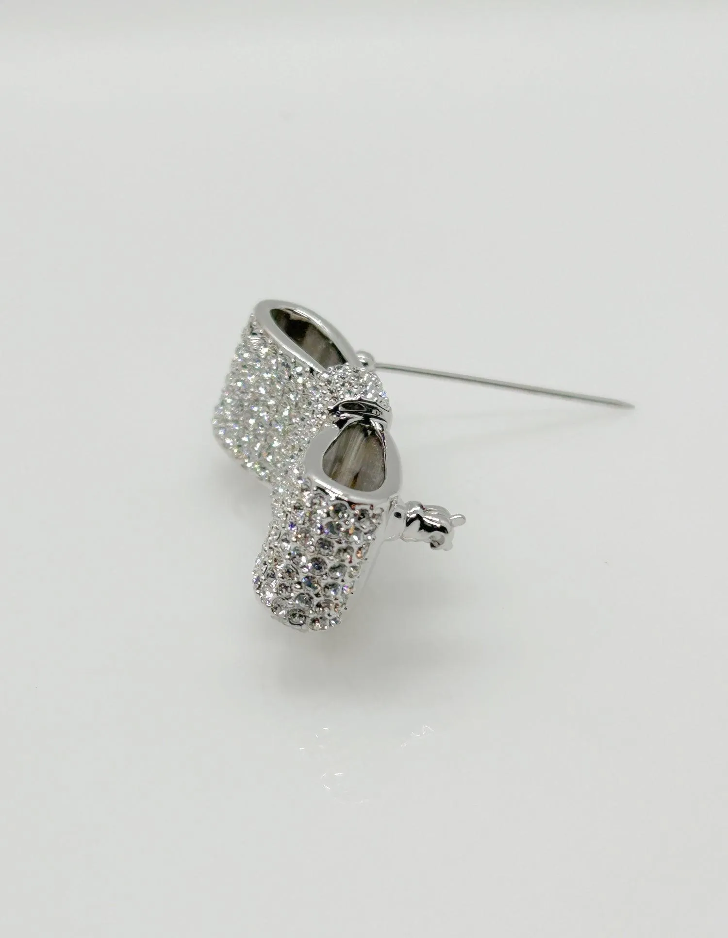 Swarovski Super Sparkling Flat Ribbon Brooch