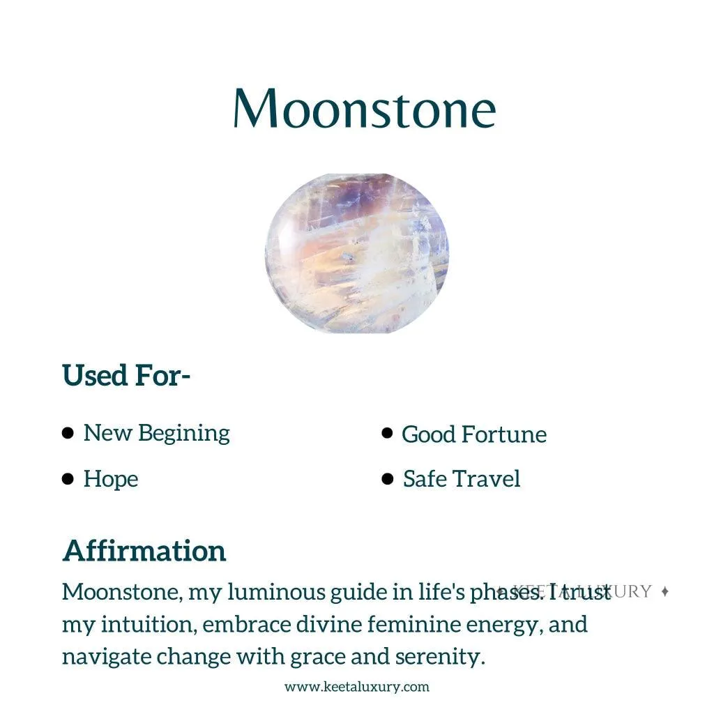 Teardrop Treasure - Moonstone Necklace