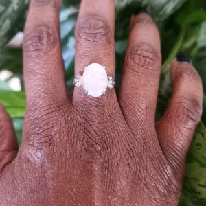 Vedazzling Clear Moonstone Ring