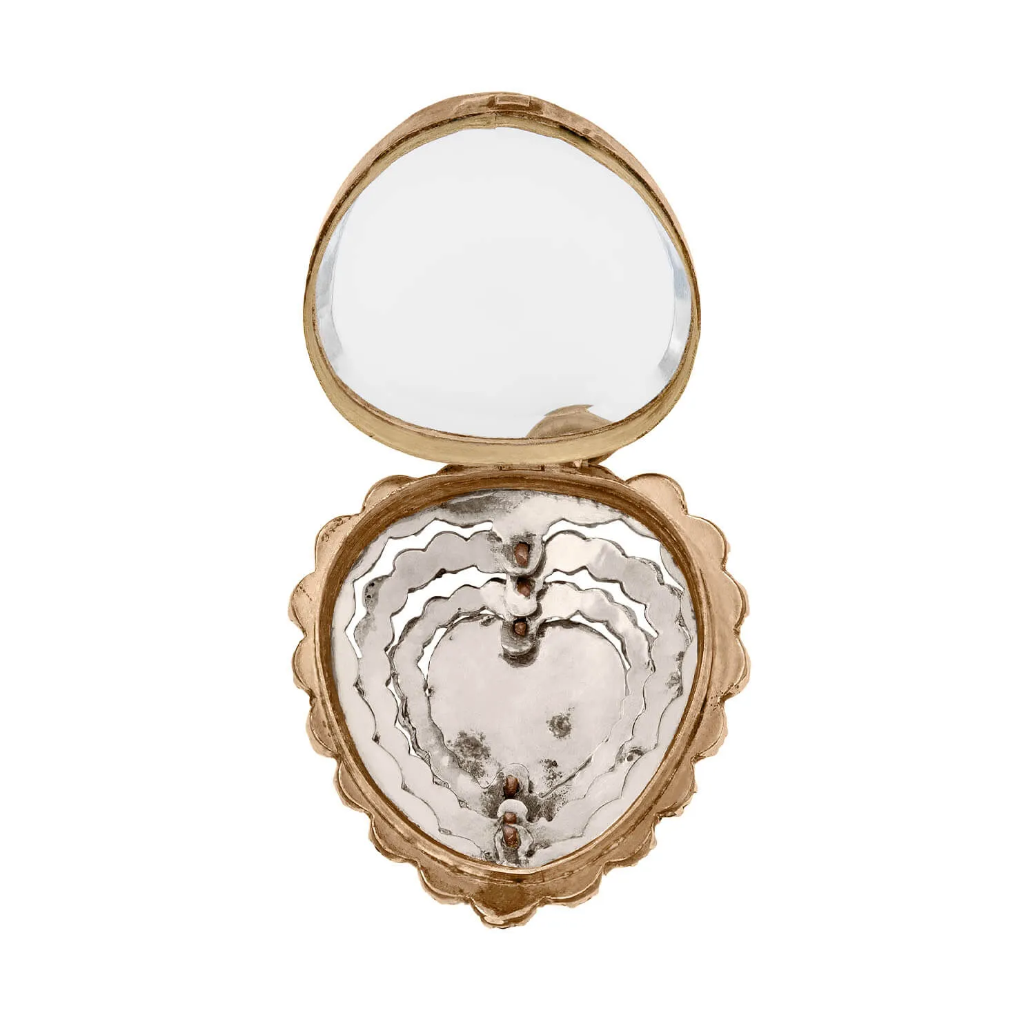 Victorian 9k Bohemian Barnet Heart Locket