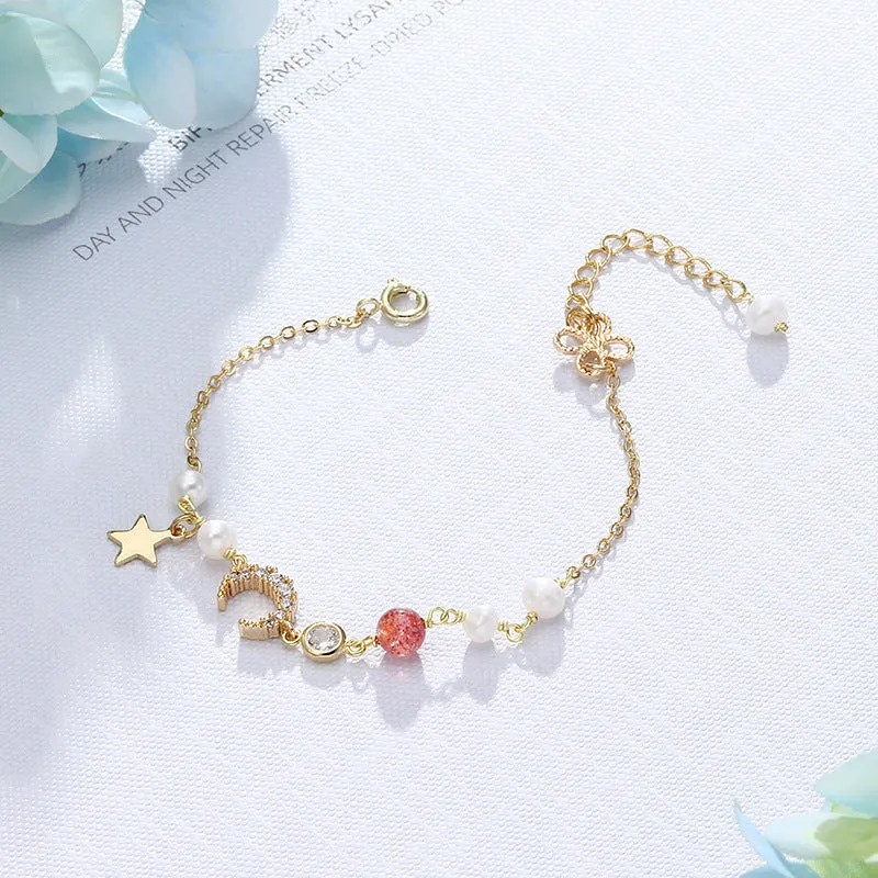 Women's Natural Crystal Bracelet